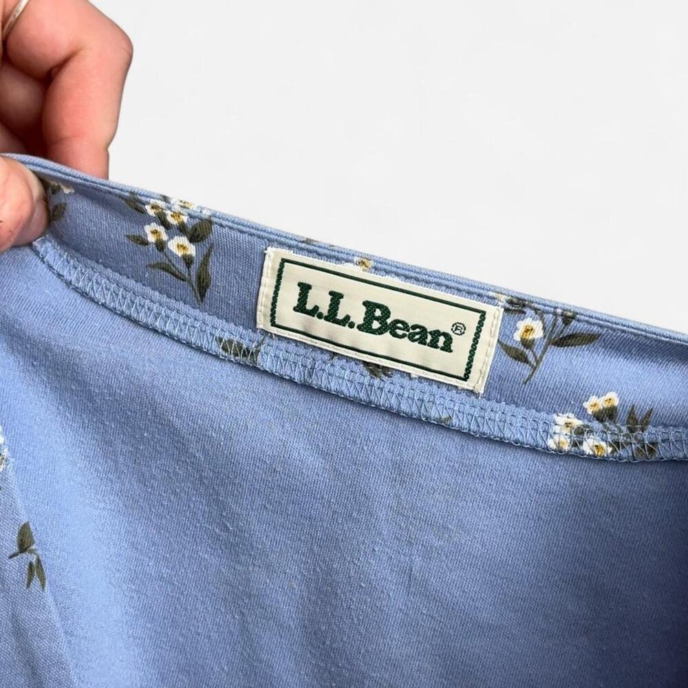 Vintage llbean blue floral button - Picture 6 of 6